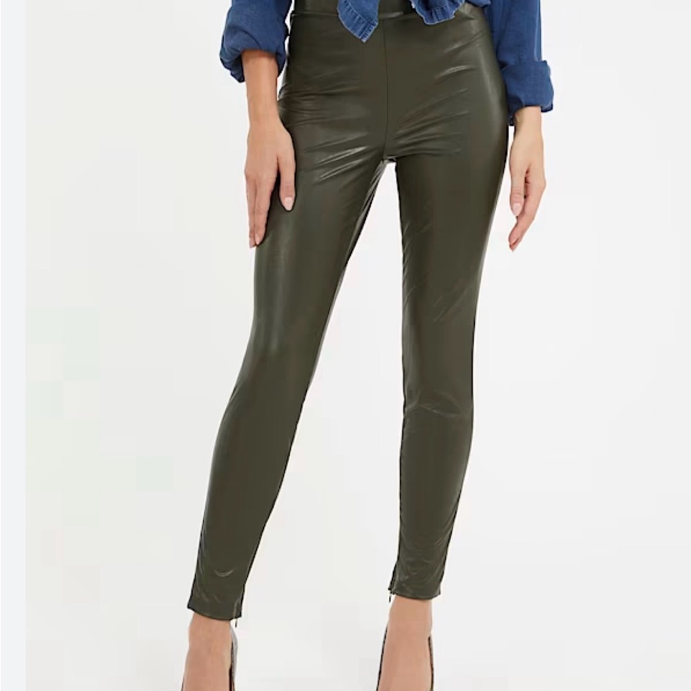 Guess Faux Leather Stretch Leggings